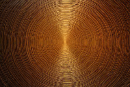 Gold abstract concentric circle background materialの素材