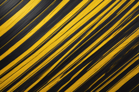 Black and yellow striped abstract background materialの素材