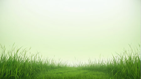 Green Grassland Natural Background Materialの素材