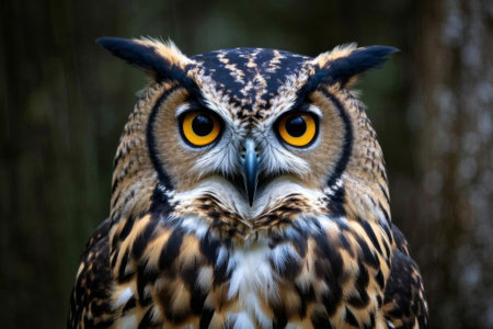 Close up photo of an owlの素材