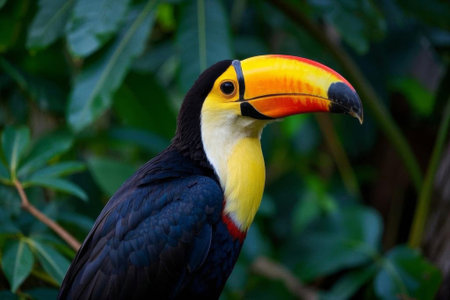Toucan close up nature sceneの素材