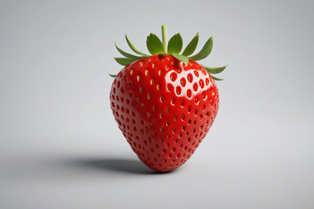 Close up of red fresh strawberriesの素材