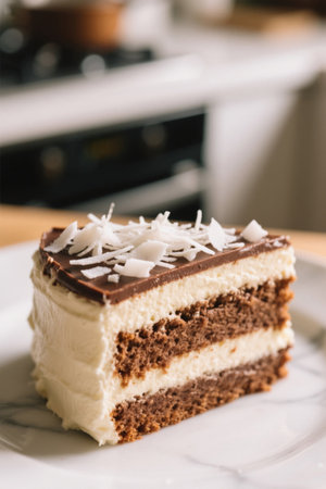 Close up of Chocolate Butter Cakeの素材