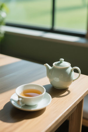 Table teapot and teacupの素材