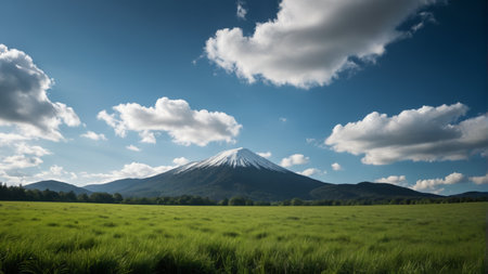 Mount Fuji Nature in Japanの素材