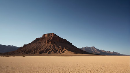 Hillscape in the desertの素材