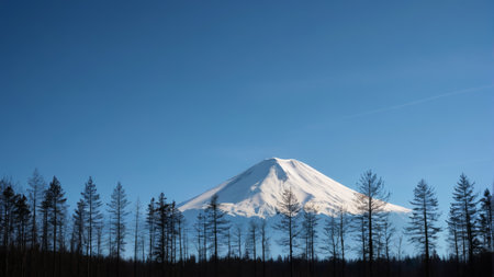 Mount Fuji Nature in Japanの素材