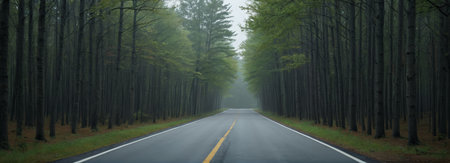 Forest Road Natural Sceneryの素材