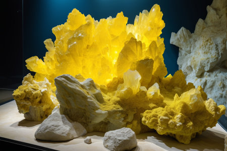 Yellow Crystal Ore Displayの素材