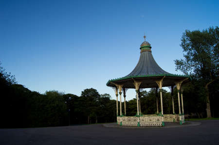 Gazebo in the parkの写真素材
