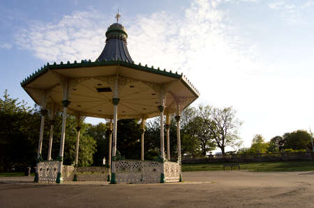 Gazebo in the parkの写真素材