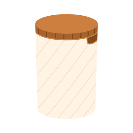 Laundry basket. Flat vector isolated illustrationのイラスト素材