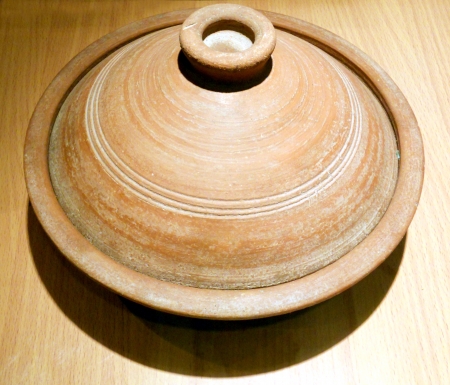 Moroccan tagine, a clay tagine, which is a traditional cooking put for the most famous cuisine in Morocco, North Africaの写真素材