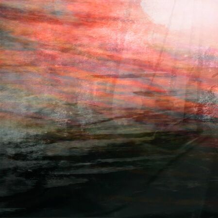 Abstract 1468, beautiful organic abstract background image in blacks and redsの写真素材