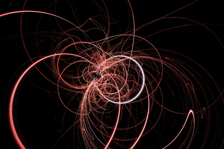 flame fractal 2, beautiful flame type fractal imageの写真素材