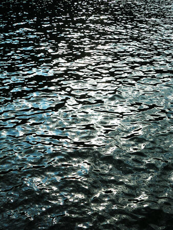 natural texture of light reflecting on gently rippled waterの写真素材