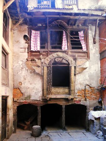 traditional house in Kathmanduの写真素材