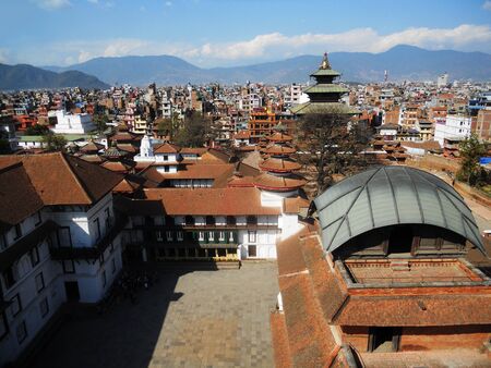 view of Kathmanduのeditorial素材