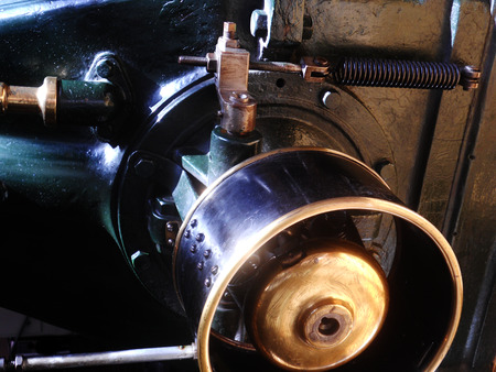 old engine closeup