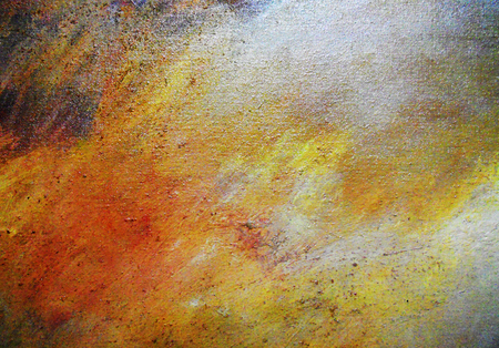 complex paint texture with warm colorsの写真素材