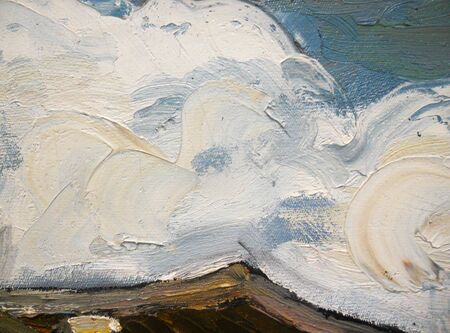 Oil paint abstract textureの写真素材