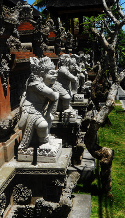 Balinese temple iconsの写真素材