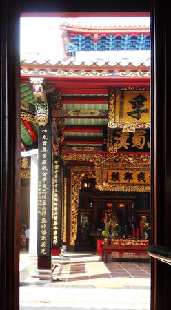 Chinese temple interiorのeditorial素材