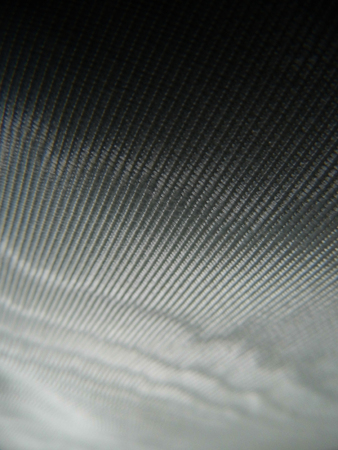 Silk watermark fabric surface, oblique view, cool grays.の写真素材