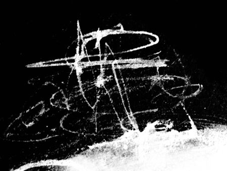 Scribbled paint texture on a rough surface, rough artistic texture background, white and grays,...