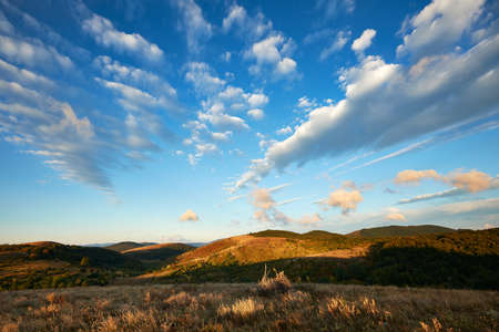 Mountain landscape from central Balkan mountains in Bulgariaの写真素材