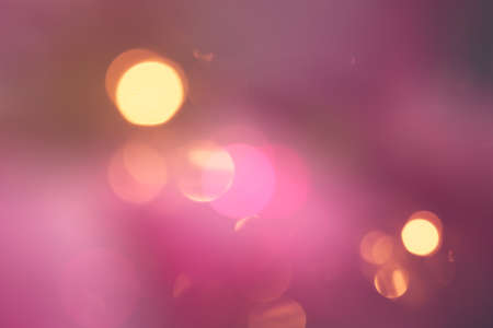 bokeh background water drop on pink Petalsの写真素材
