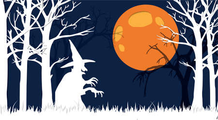 Happy Halloween design background. Vector illustration.のイラスト素材