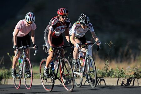 Bloemfontein, South Africa - November 7, 2010 - Cyclists during the annual OFM Classic cycle race
