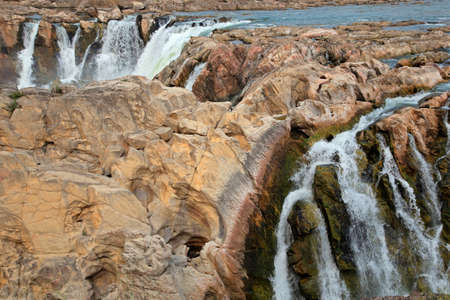 Dhuandhar waterfalls, Narmada river near Jabalpur in the Indian state of Madhya Pradeshの写真素材