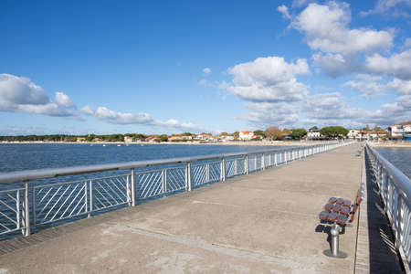 Andernos Les Bains, Arcachon Bay, France, the longest jetty in Europeの写真素材