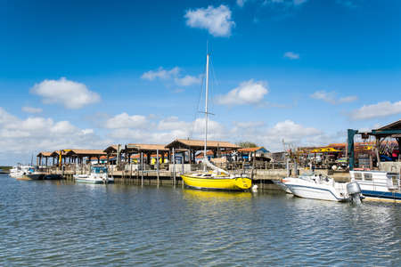 Andernos Les Bains, Arcachon Bay, France, the harborの写真素材