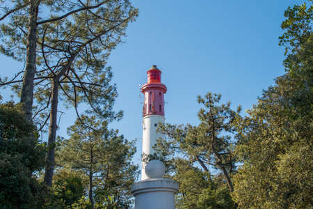 The lighthouse of the Cap Ferret on the Arcachon Bay, Franceの写真素材