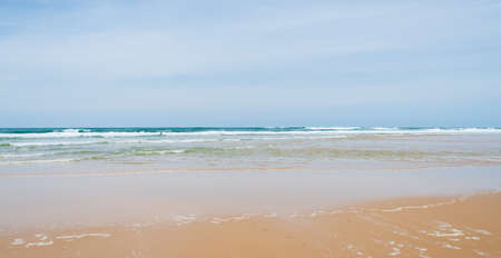 The Porge, near Lacanau, on the Atlantic French coastの写真素材