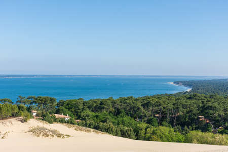 View on the Arcachon Bay from the dune of Pilat