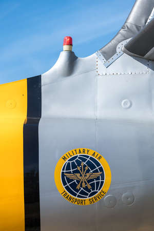 BISCARROSSE, FRANCE. 09-01-2020: Opened in 1982, the only seaplane museum in France is located on...