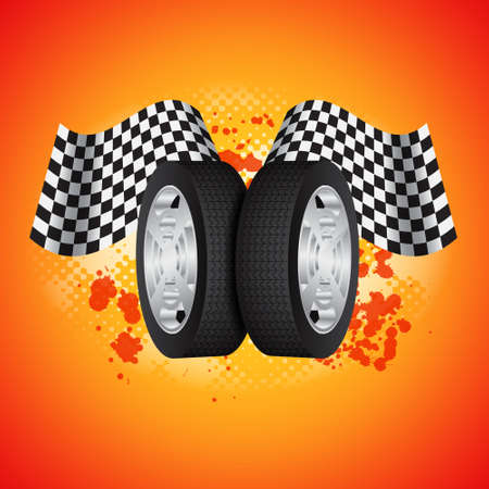 Racing backgroundのイラスト素材