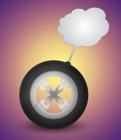 Abstract wheel backgroundのイラスト素材