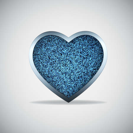 Jeans heartのイラスト素材