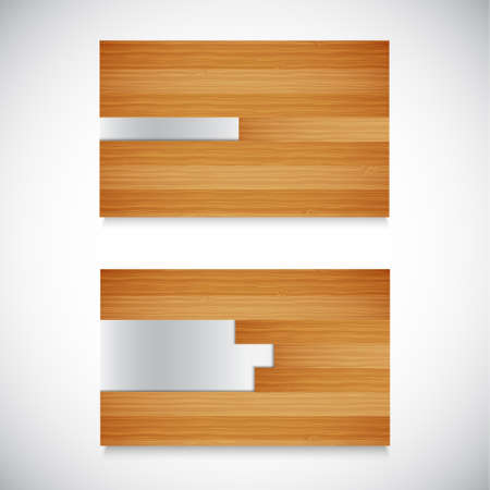 Business card templateのイラスト素材