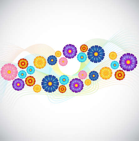 Flower backgroundのイラスト素材