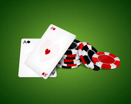 Two acesのイラスト素材