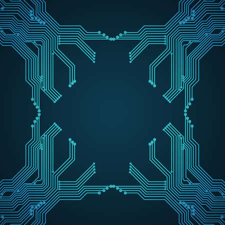 Circuit board backgroundのイラスト素材