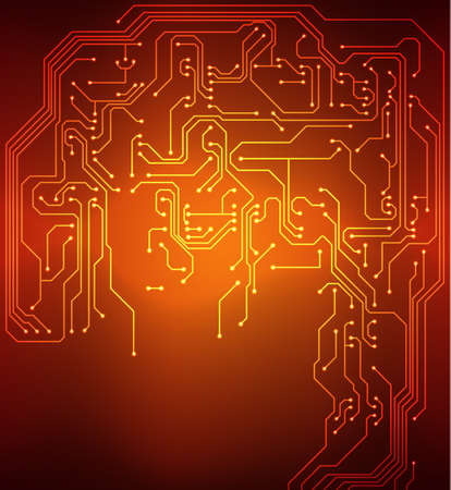 Circuit board backgroundのイラスト素材