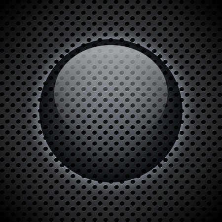 Metal circular gridのイラスト素材