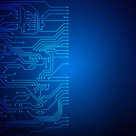 Circuit board backgroundのイラスト素材